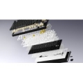 HATOR Skyfall Wireless 80 keyboard Gaming USB + RF Wireless + Bluetooth QWERTY US English Black, White