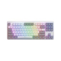HATOR Rockfall 3 TKL Wireless, white, QMK/VIA, OMA profile white-black keycaps Keyboard - linear mechanical hotswap switches - US - ANSI Layout