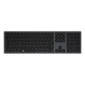 KeySonic KSK-8023BTRF (DE) keyboard Universal Bluetooth QWERTZ German Anthracite, Black