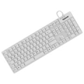 KeySonic KSK-8030 IN (DE) white keyboard Industrial USB QWERTZ German