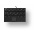 KeySonic KSK-5211ELU (DE) keyboard Home USB QWERTZ German Black
