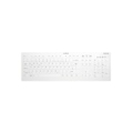 Contour Design Active Key Contour QuickClean Medical Keyboard Removable Cover Full-Size Wireless White DE C8112