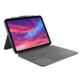 Logitech Combo Touch QWERTY US International Smart Connector Gray