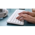 Logitech 920-012452 keyboard Office RF Wireless + Bluetooth QWERTZ German White
