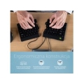 R-Go Tools Ergonomic keyboard R-Go Split Break v2 with break software, ergonomic split keyboard, QWERTY (US), Wired, black