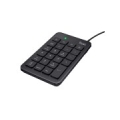 Trust 22221 numeric keypad Laptop/PC USB Black