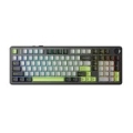 F99 Pro Black+Grey+Green GrayWood RGB AULA gasket keyboard