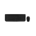CHERRY Gentix Desktop keyboard Mouse included Office RF Wireless Swiss Black
