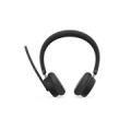 Lenovo 6550 Headset Wireless Head-band Office/Call center USB Type-C Bluetooth Black