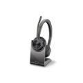 POLY Voyager 4320 UC Stereo USB-A Headset +BT700 USB-A Adapter +Charging Stand