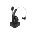 LogiLink BT0059 headphones/headset Wireless Head-band Office/Call center Bluetooth Charging stand Black