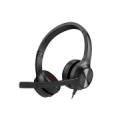 HEADPHONES WITH MICROPHONE CHAT USB