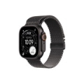 Apple Watch Ultra 3 GPS + Cellular 49mm Black Titanium Case with Black Titanium Milanese Loop - Medium