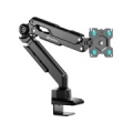 ONKRON G90-B Swivel and tilt desk mount for 13‘-34’ monitors, max. 10 kg, with rotation, black