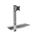 Techly ICA-PLW 01 monitor mount / stand 68.6 cm (27") Wall Silver