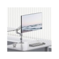 Ergo Office Monitor Mount/Hanger, Gas Spring, 17"-32", 1-10 kg, Matte White, Max. VESA 100x100, ER-691 W