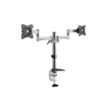 LogiLink BP0077 monitor mount / stand 68.6 cm (27") Desk Black, Stainless steel