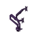 Arozzi AZ-ALZARE-NEO-DUO-PP monitor mount / stand 81.3 cm (32") Desk Purple