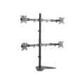 LogiLink BP0046 monitor mount / stand 81.3 cm (32") Desk Stainless steel