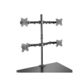 Lindy Quad Display Bracket with Pole and Desk Clamp