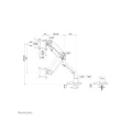 Neomounts DS70S-950BL1 Monitor arm 17-49" - gas spring - Topfix - 180°-stop