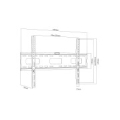Maclean TV MC-419 Wall Mount Bracket 32"-100" VESA 600x400 45kg Tilting Universal Adjustable Spirit Level Accessories Flat Heavy Duty