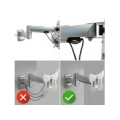 TV Wall Mount Bracket LCD LED Plasma 23-42'' up to 30kg max vesa 200x200 Silver