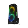 Speaker Party Box SVEN PS-1250, black (300W, TWS, IPx4, Bluetooth, FM, USB, microSD, LED-display, 13500mAh) SV-022990