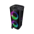 Portable speaker SVEN PS-930, black, power output 2x75W (RMS), TWS, Bluetooth, FM, USB, microSD, LED-display, lithium battery SV-022402