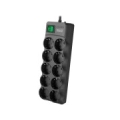 Surge Protector SVEN  SF-10E-16 1,8 m, 16A, 3.6kW, (10 sockets with children protection), black SV-022150