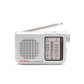 AIWA pārnēsājams analogais kabatas radio uztvērējs, AM/FM, pelēks