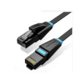 PATCH CABLE CAT.6 UTP/0.5M BLACK IBJBD VENTION