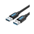 CABLE USB3.0 MALE TO MALE/0.5M BLACK CONBD VENTION