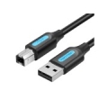 CABLE USB2.0 MALE TO MALE/1.5M BLACK COQBG VENTION