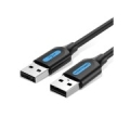 CABLE USB2.0 MALE TO MALE/2M BLACK COJBH VENTION