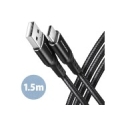 CABLE USB-C TO USB2.0 1.5M/BLACK BUCM-AM15AB AXAGON