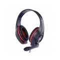 HEADSET GAMING/RED/BLACK GHS-05-R GEMBIRD