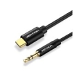 CABLE AUDIO 3.5MM TO USB-C/1.5M BLACK BGABG VENTION