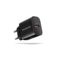 MOBILE CHARGER WALL USB 18W/1PORT BLACK ACU-QC18 AXAGON