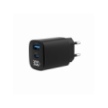 CHARGER USB 30W 2PORT/TA-UC-PDQC30LCD-BK-01 GEMBIRD