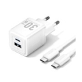 MOBILE CHARGER WALL USB +CABLE/30W 2P TZ-FEQW0-EU-01 VENTION