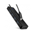 I/O HUB USB-C TRAVEL/0.19M HUE-C1C AXAGON