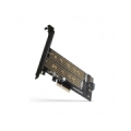 SSD ACC ADAPTER NVME/SATA/M.2/SP&LP PCEM2-D AXAGON