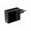 CHARGER USB 30W 3PORT/TA-UC-PDQC30LCD-BK-02 GEMBIRD