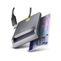 CARD READER FLAT SMARTCARD/ID/USB-C 1.3M CRE-SM3TC AXAGON