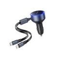 MOBILE CHARGER CAR USB/3P BLACK FFOB0 VENTION