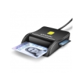 CARD READER FLAT SMARTCARD 4SL/USB2.0 1.3M CRE-SM3SD AXAGON