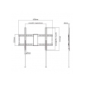 TV SET ACC WALL MOUNT 37-80"/WM-80F-01 GEMBIRD