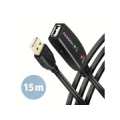 CABLE USB2.0 A-M/A-F ACTIVE/15M ADR-215 AXAGON