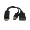 I/O ADAPTER HDMI TO DP/BLACK A-HDMIM-DPF-01 GEMBIRD